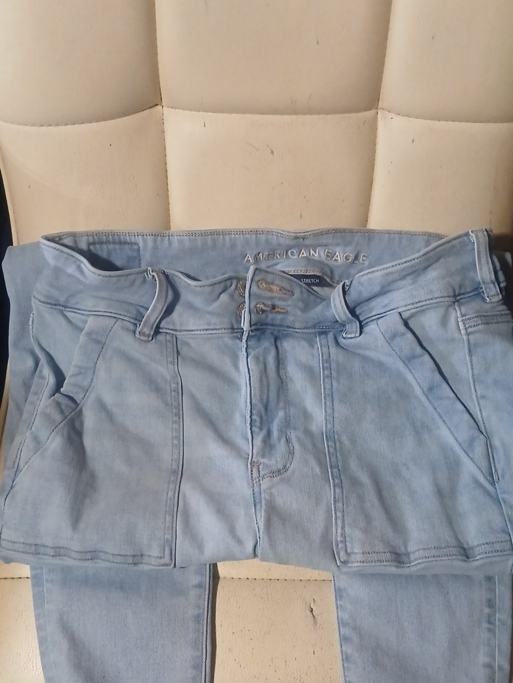 American Eagle Outfitters Light Wash Men's Slim Jeans